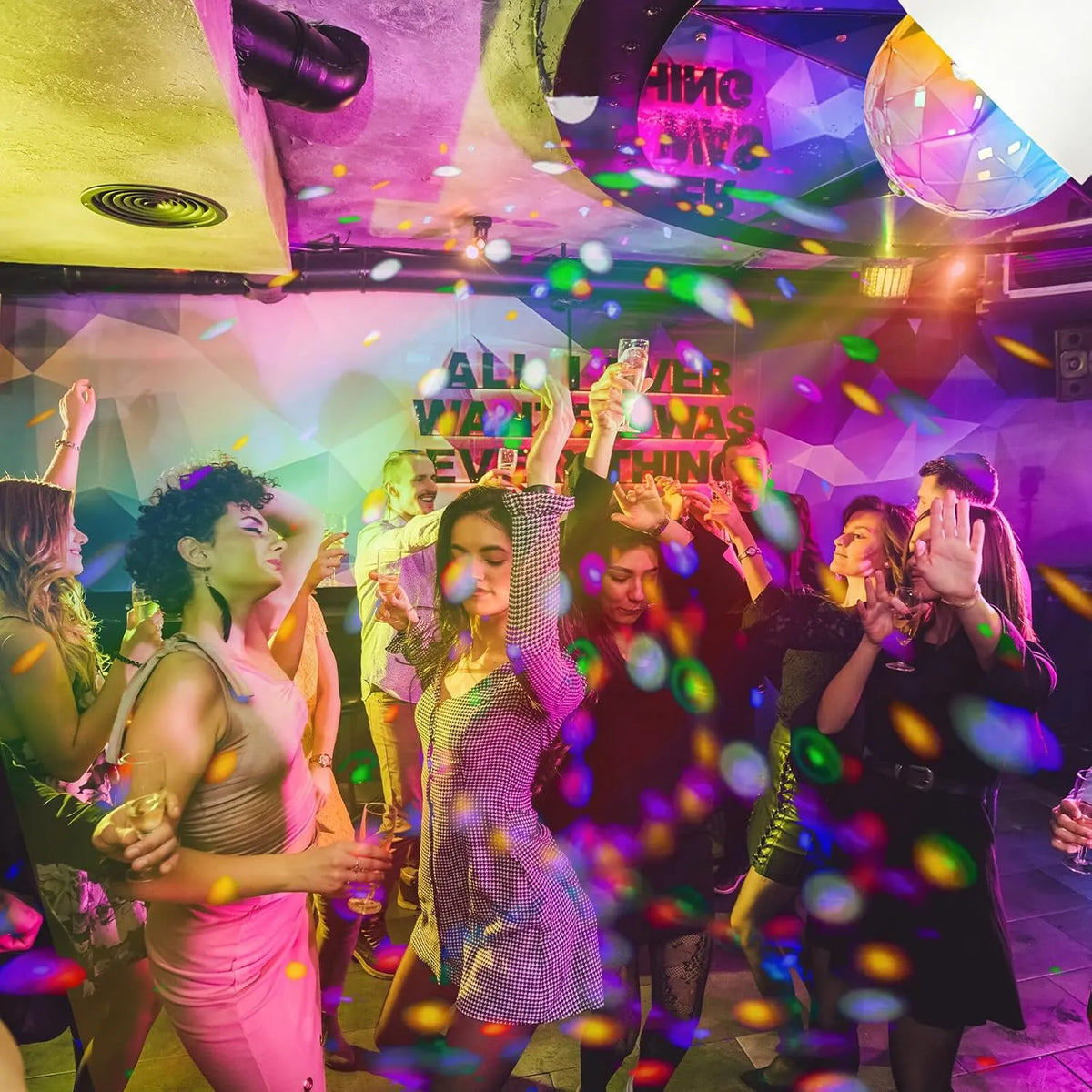 LED Disko Luč E27 3W RGB 360° 2 Kosa