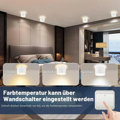 LED Nadgradne Stropne Svetilke 4 Kosi