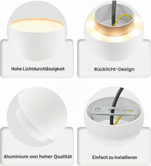 LED Nadgradne Stropne Svetilke 4 Kosi
