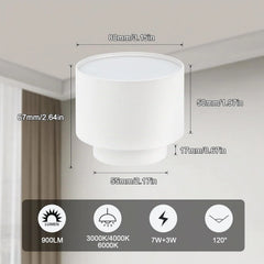 LED Nadgradne Stropne Svetilke 4 Kosi