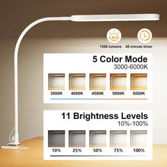 LED Namizna Svetilka s Sponko 85 cm