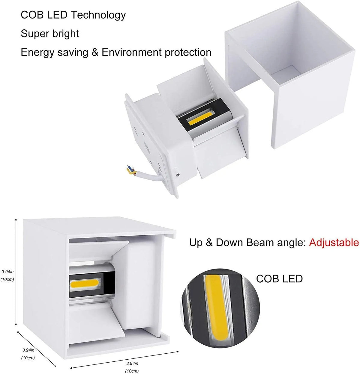 LED Stenska Svetilka 12W 1 Kos