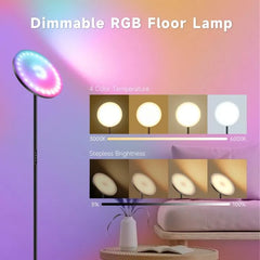 LED Stoječa Svetilka RGB 175 cm 1 Kos