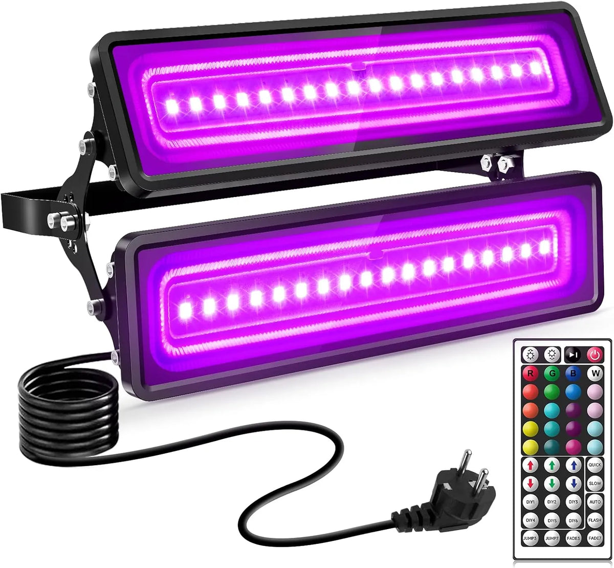 LED UV RGB Reflektor 28 x 13,5 x 5,4 cm 1 Kos