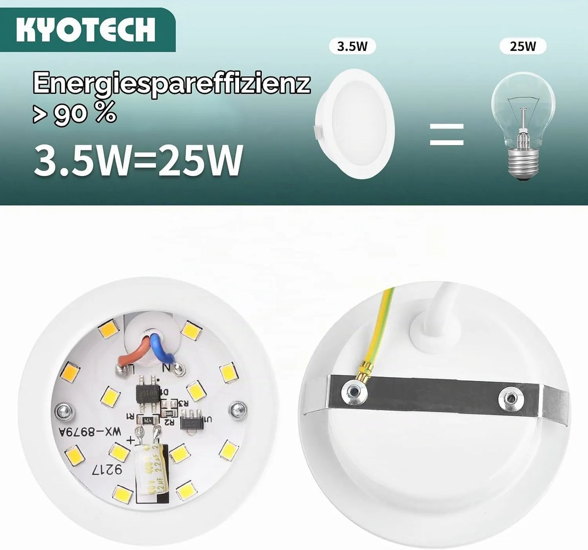 LED Vgradni Reflektorji 3.5W 230V IP44