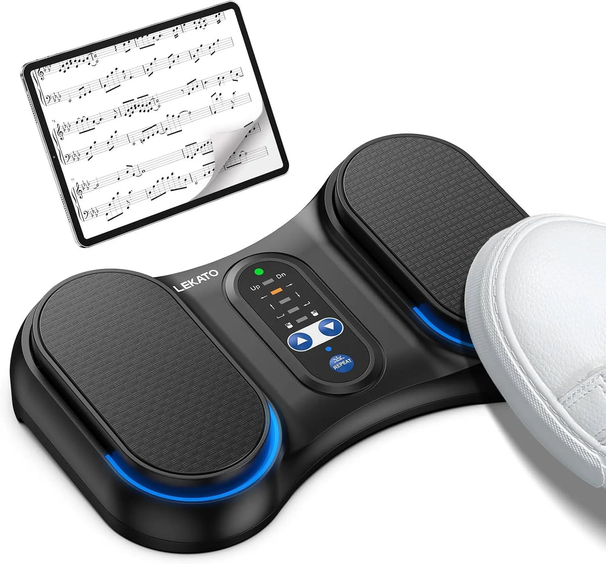 LEKATO Brezžični Bluetooth Pedal za Obračanje Strani 1 Kos