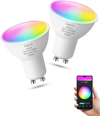 Lepro Pametna LED Sijalka GU10 RGBW 2 Kosa