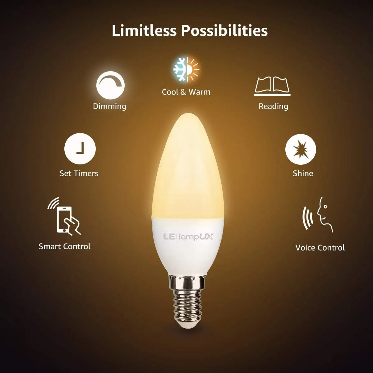 Lepro Pametna LED Žarnica E14 1 Kos
