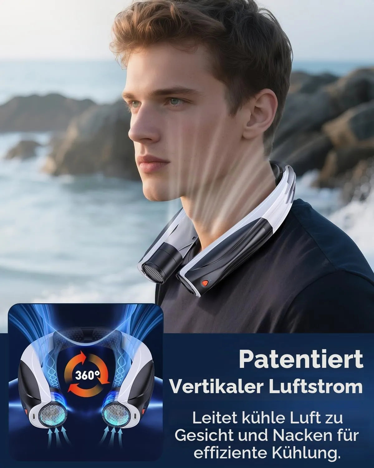 Lepwings Prenosni Vratni Ventilator 1 Kos
