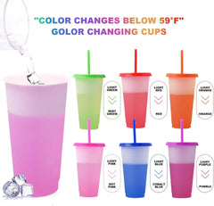 Malloom 30-delni Set Kozarcev s Pokrovi in Slamicami 700 ml SXH-1759