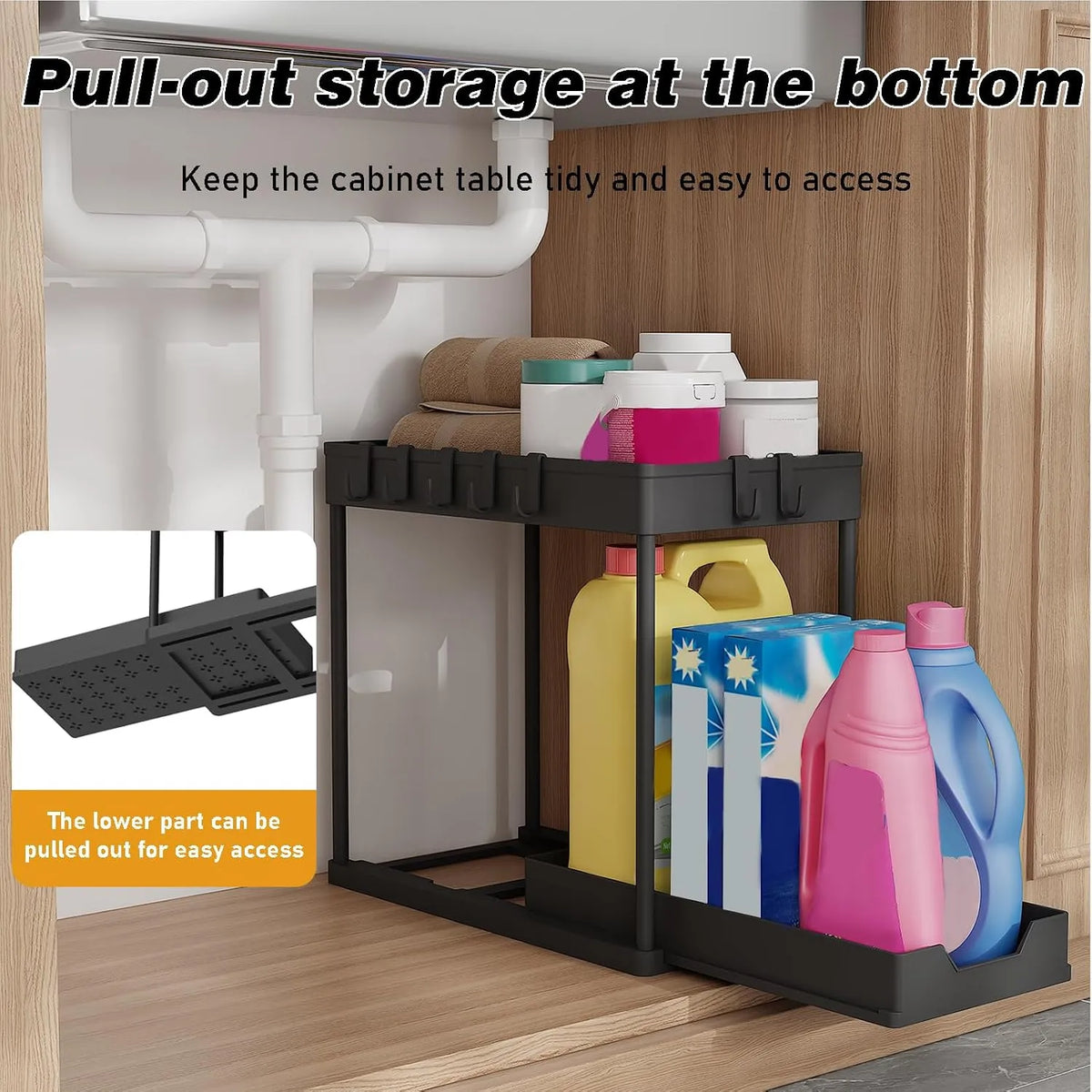Meltrck Organizator za Pod Pomivalno Korito 2 Kosa