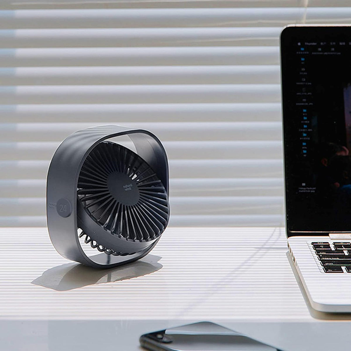 Mini USB Namizni Ventilator 12,3 x 12,3 cm