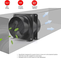 Moonjor Aksialni Cevni Ventilator Premer 150 mm