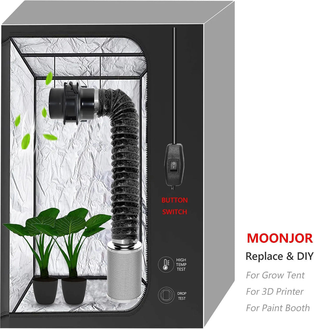Moonjor Aksialni Cevni Ventilator Premer 150 mm