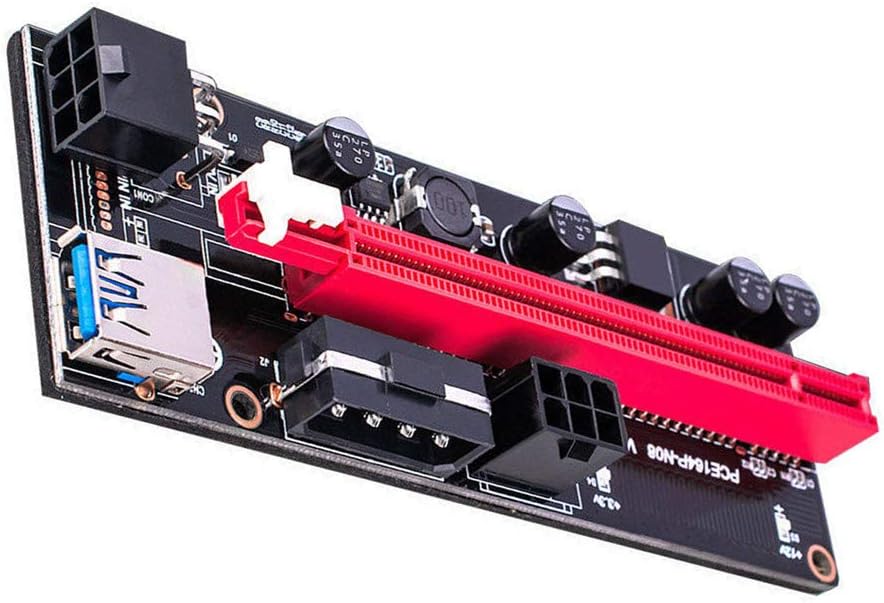 Morrza PCI-E Riser 1X na 16X GPU Podaljšek 13 x 4,3 cm