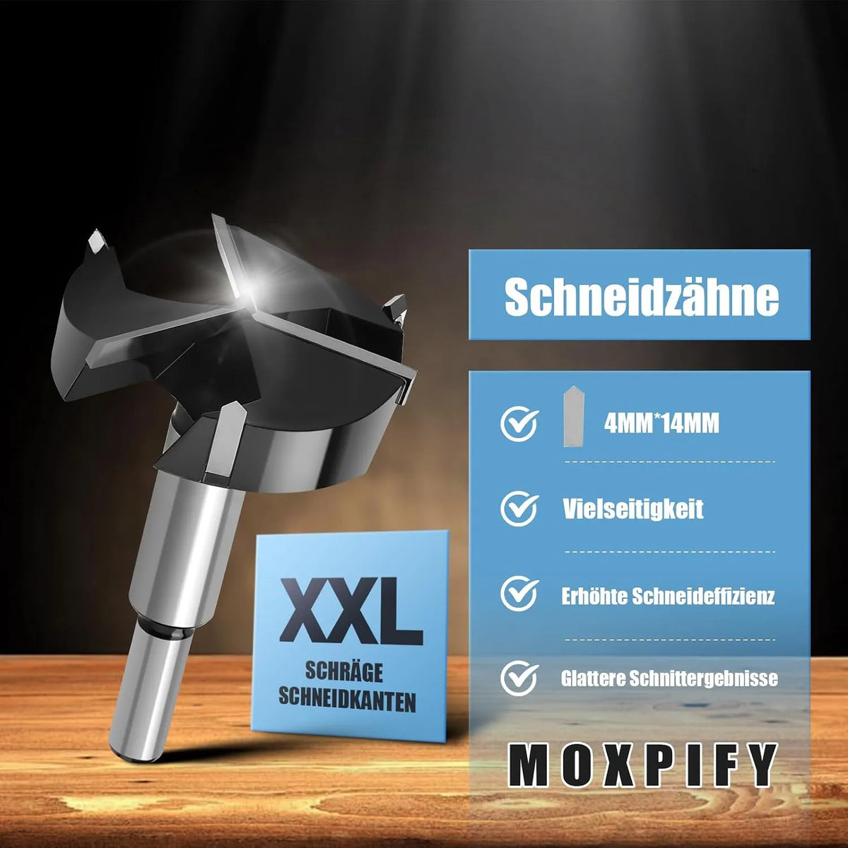MOXPIFY Forstner Sveder za Les 1 Kos