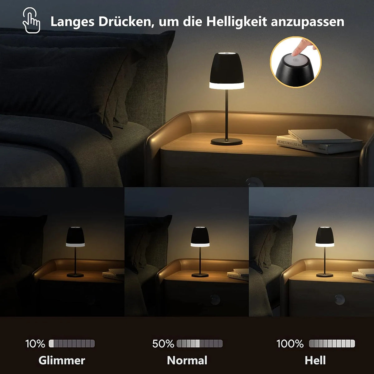 Namizna LED Svetilka na Dotik 1 Kos