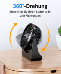 Namizni USB Ventilator 7 x 14 x 16 cm