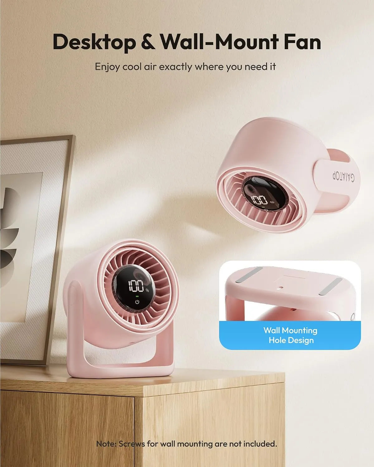 Namizni Ventilator 19.5 cm