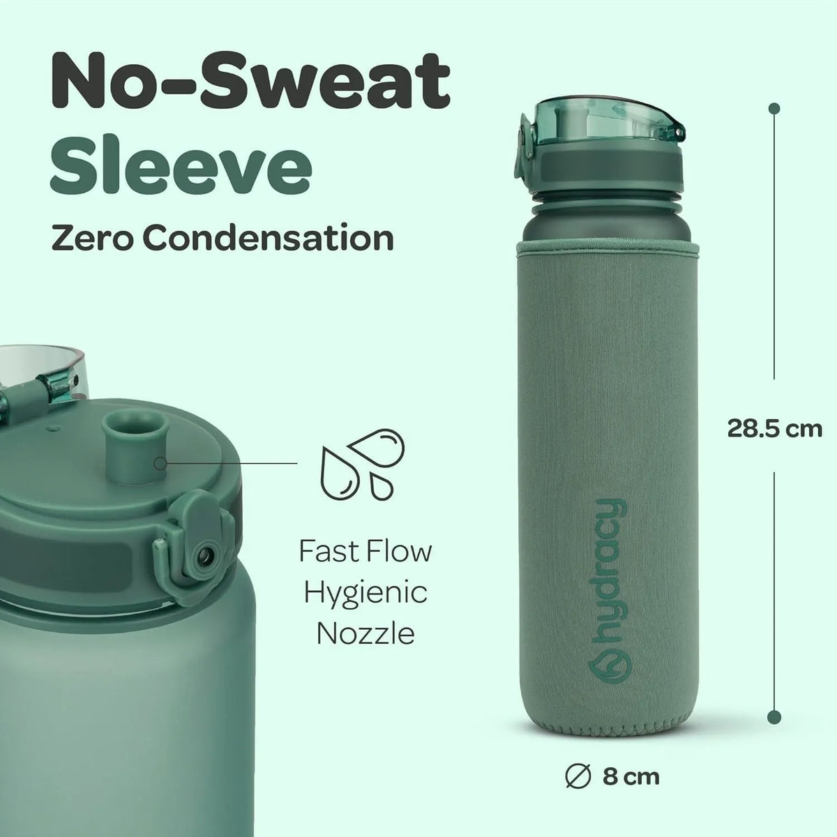 Napitna steklenica z motivacijskimi oznakami in infuzorjem za sadje 1 L