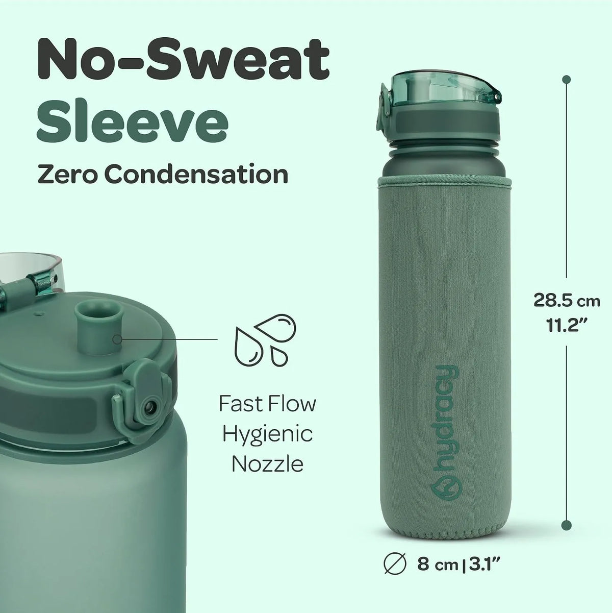 Napitna steklenica z motivacijskimi oznakami in infuzorjem za sadje 1 L