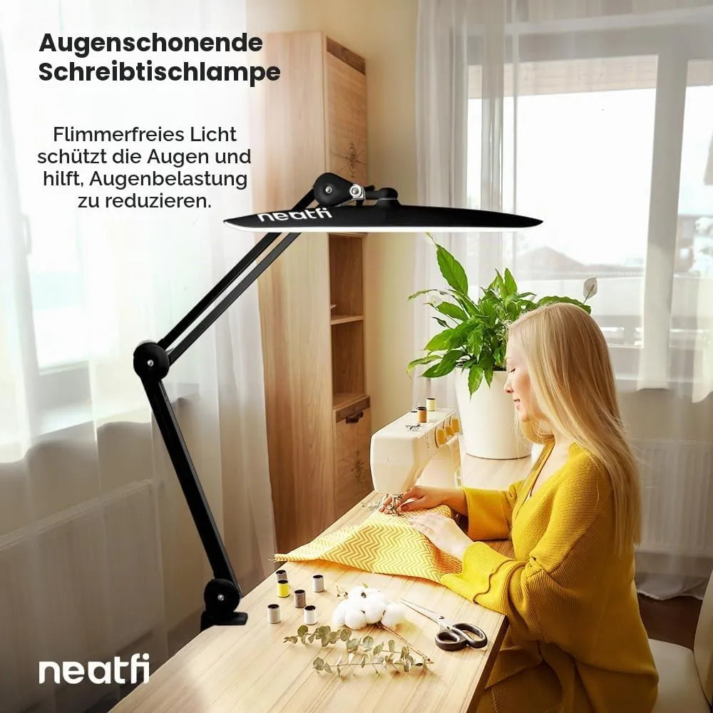 Neatfi Namizna LED Svetilka s Primežom 51 cm