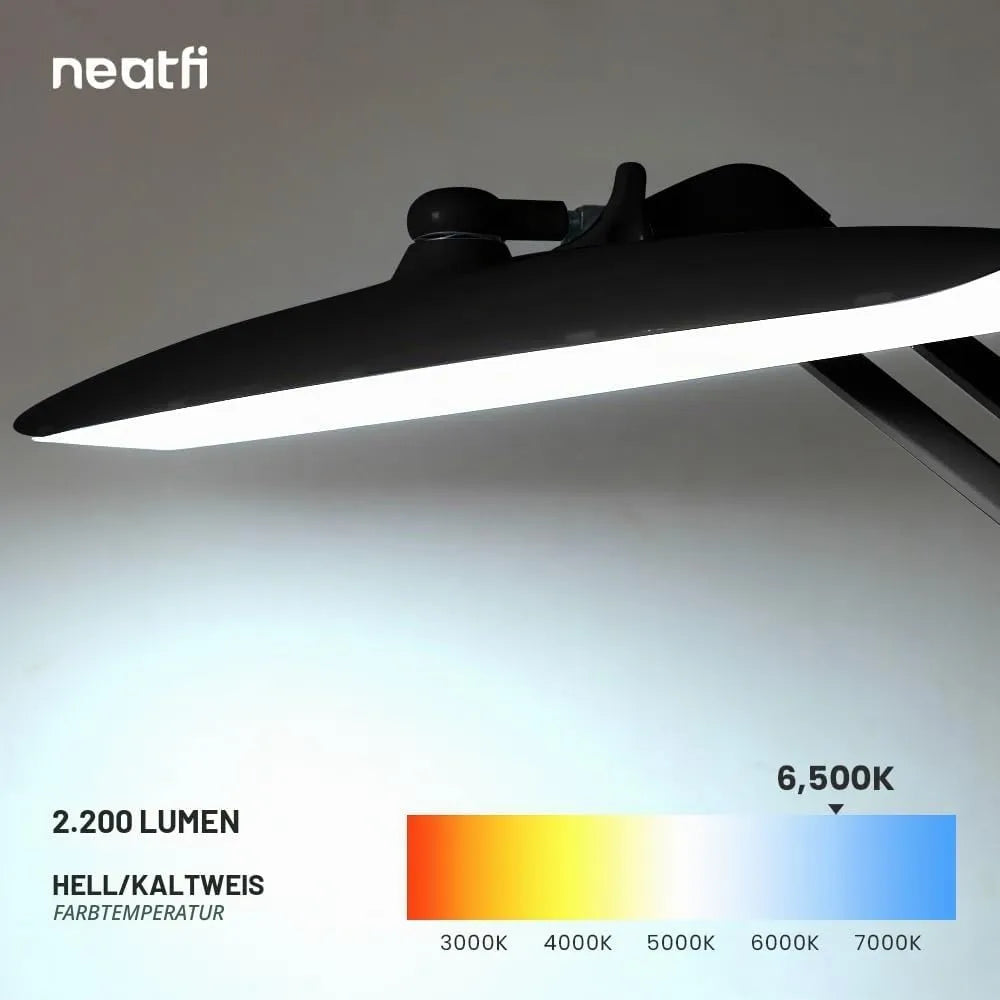 Neatfi Namizna LED Svetilka s Primežom 51 cm