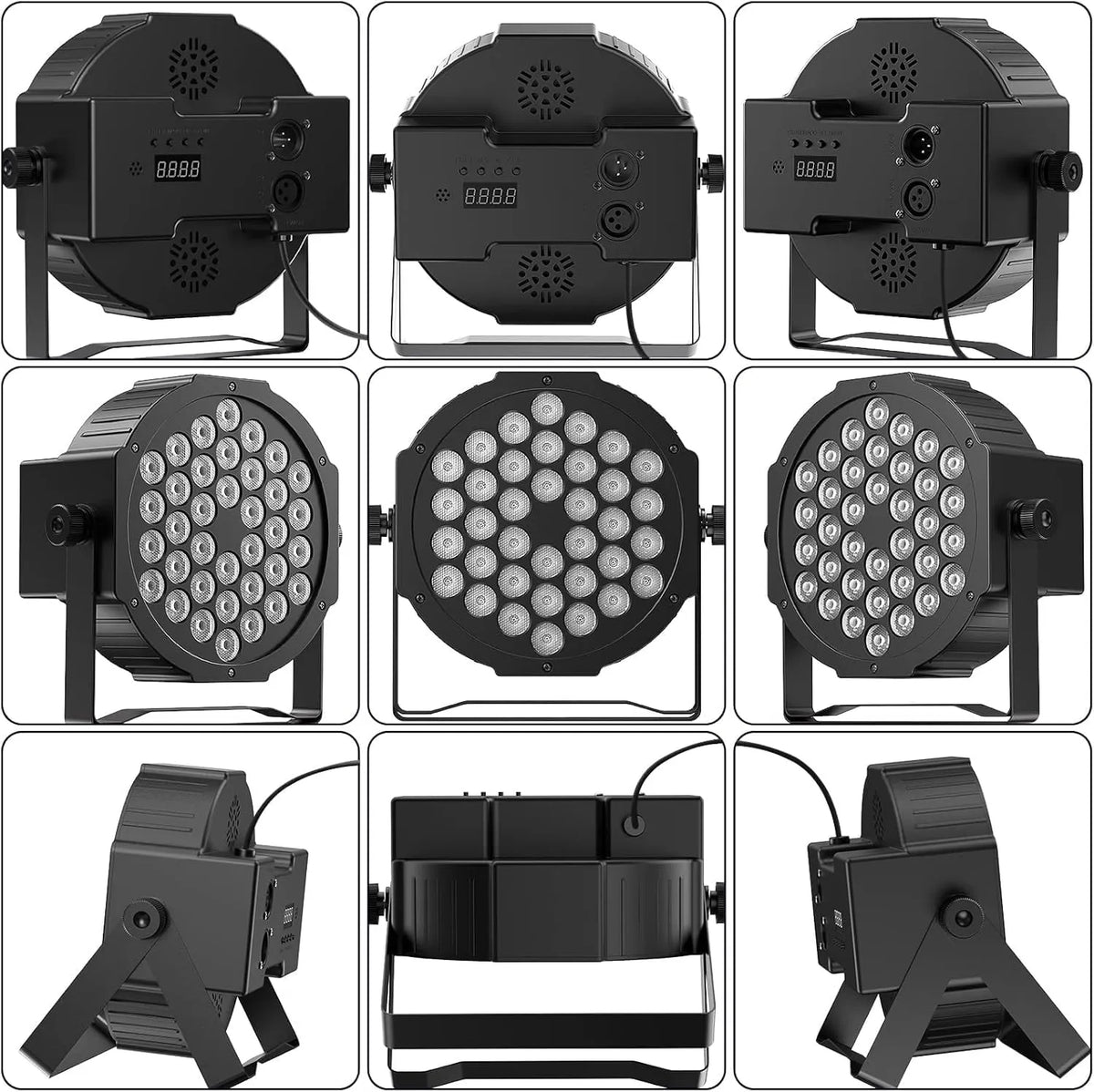 Nitehop UV LED Luč za Zabave 19x10x18 cm