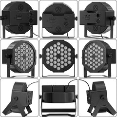 Nitehop UV LED Luč za Zabave 19x10x18 cm