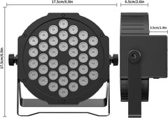 Nitehop UV LED Luč za Zabave 19x10x18 cm