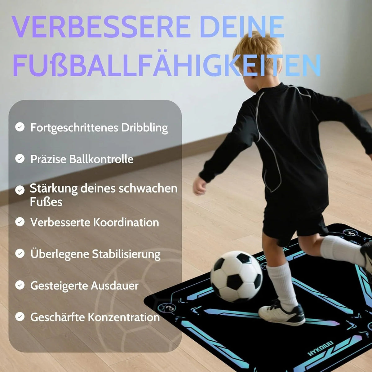 Nogometna Podloga za Trening z Dodatki