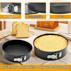 Okrogli Modeli za Torte s Snemljivim Dnom 3 Kosi