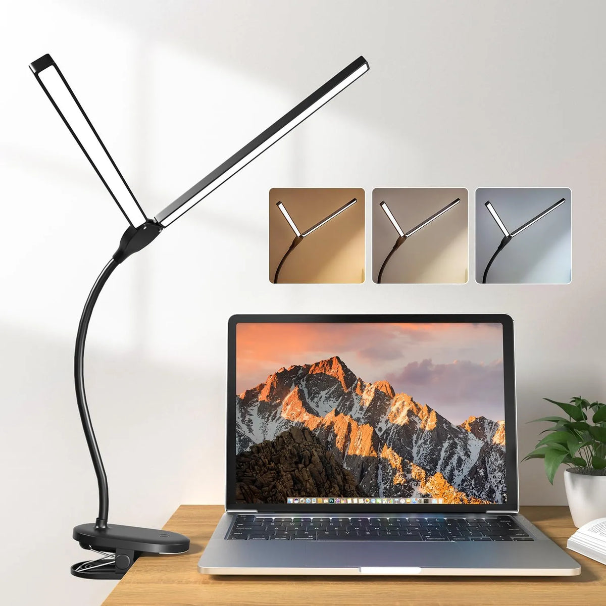 One Fire LED Bralna Svetilka s Ščipalko 47 cm
