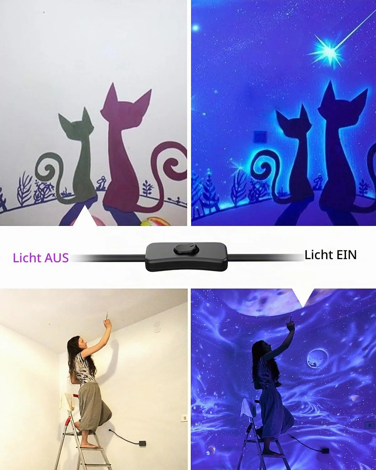 Onforu LED UV Črna Luč 27W 22x14,6x7,9 cm