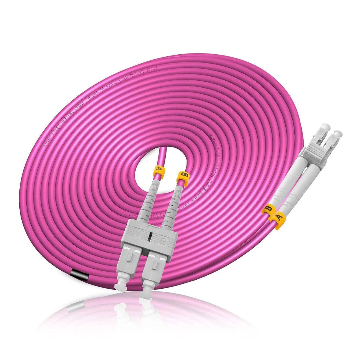 Optični Patch Kabel SC/UPC na LC/UPC OM4 DX 20 m
