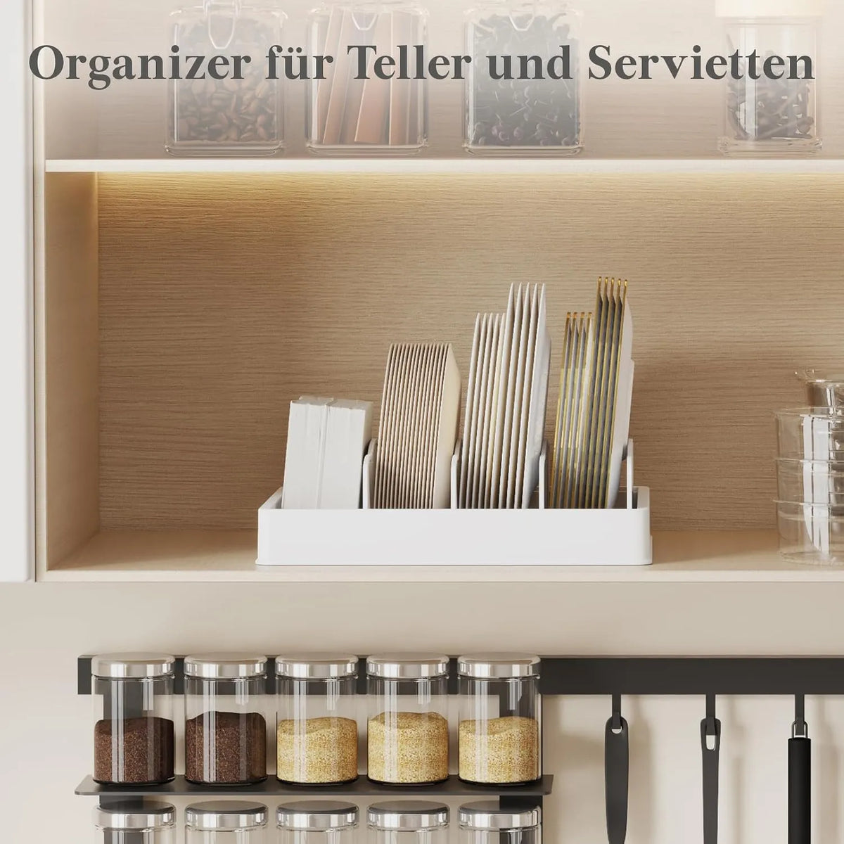 Organizator za Pokrove Posod 33 x 25.4 x 8.9 cm