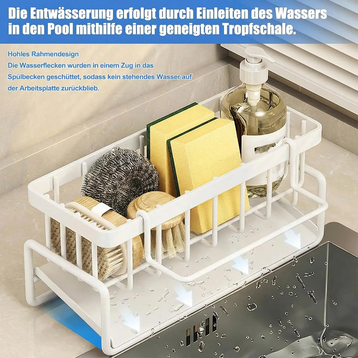 Organizator za Pomivalno Korito 23 x 9,1 x 10,7 cm