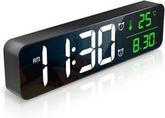 ORIA LED Digitalna Stenska Ura 26.5 x 7 cm