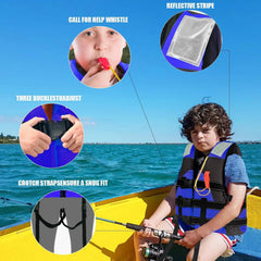 Otroški Rešilni Jopič za Plavanje Modra S (15-30 kg)