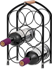 Ouseen Stojalo za Vino za 6 Steklenic