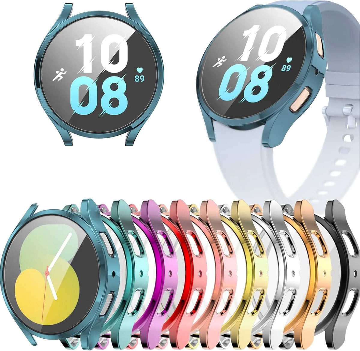 Ovitek z Zaščito Zaslona za Samsung Galaxy Watch FE/5/4 40mm 9 Kosov