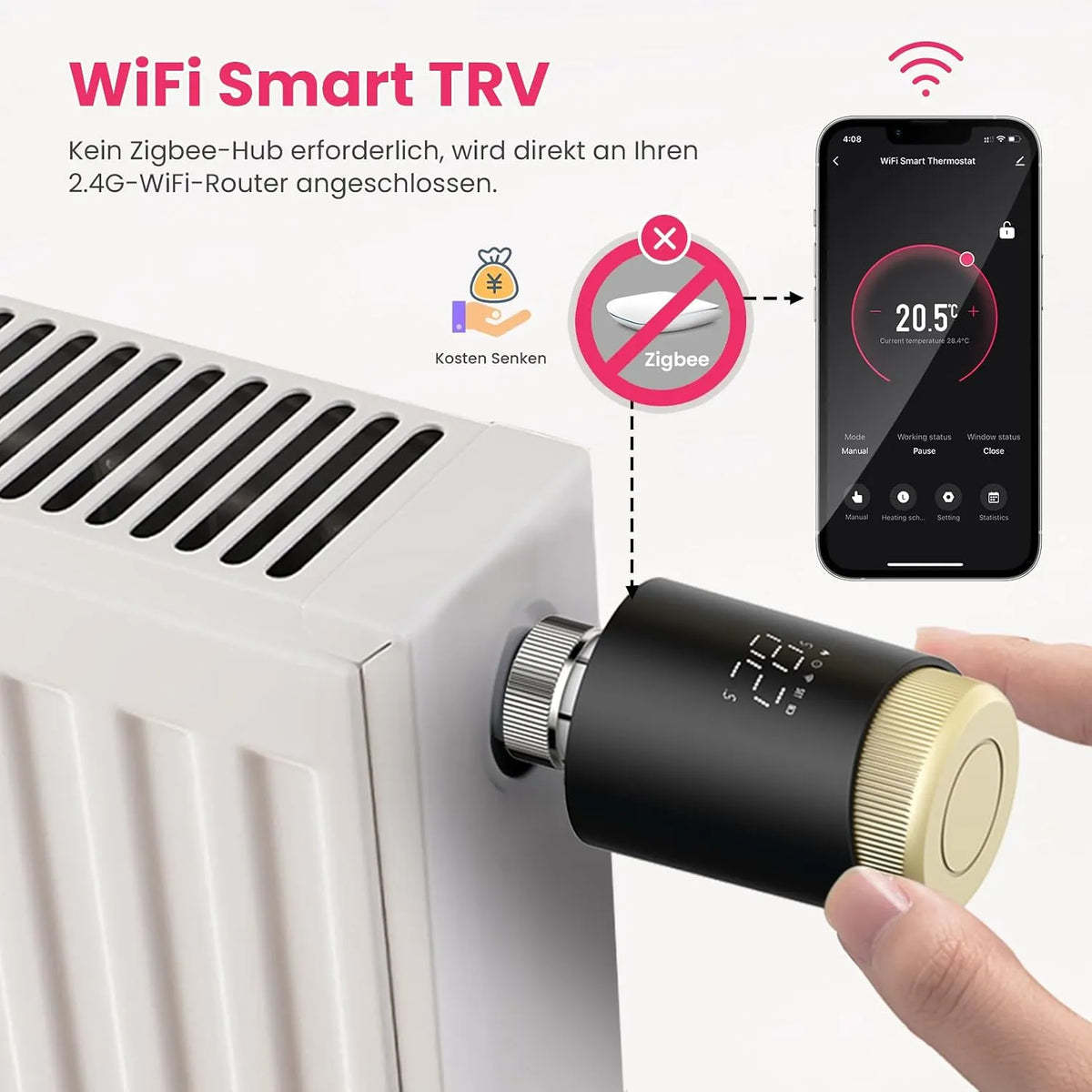 Pametni Radiatorski Termostat WiFi