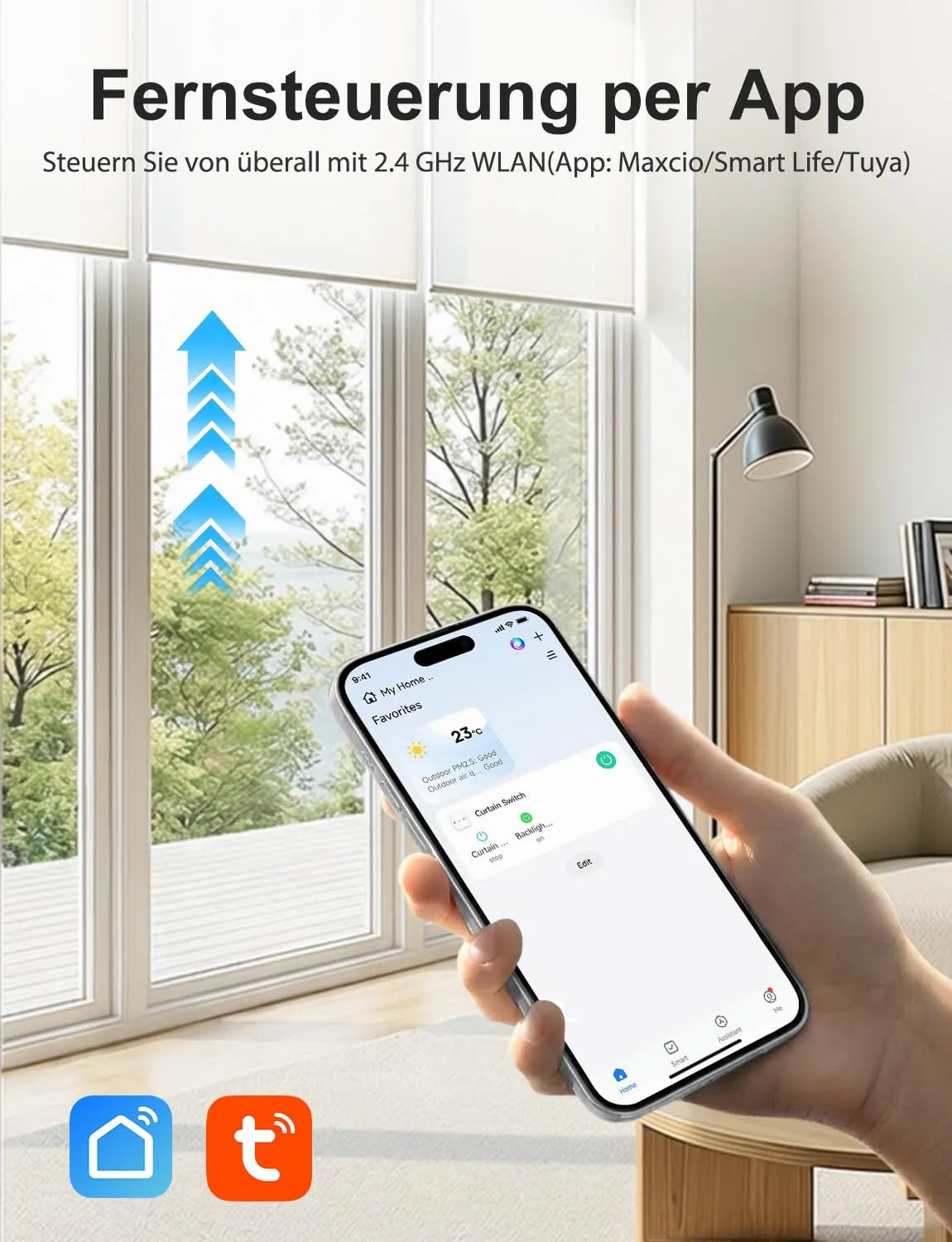 Pametno Wi-Fi Stikalo za Žaluzije na Dotik
