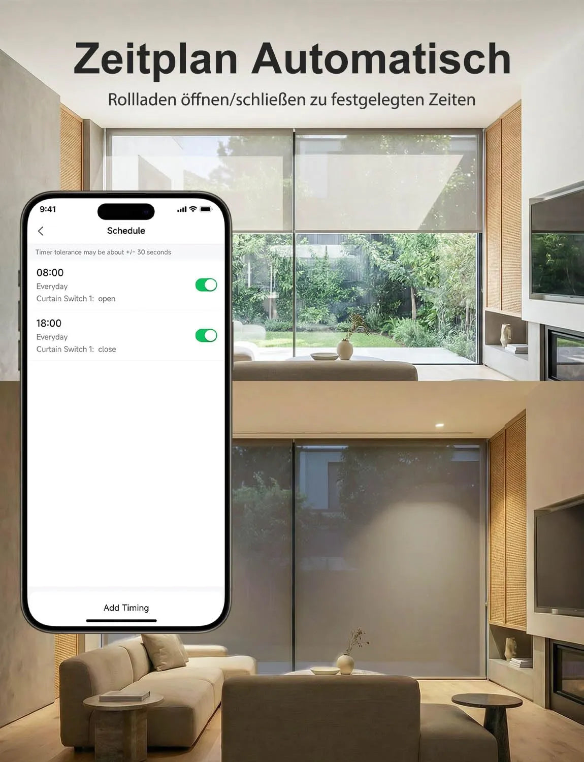 Pametno Wi-Fi Stikalo za Žaluzije na Dotik