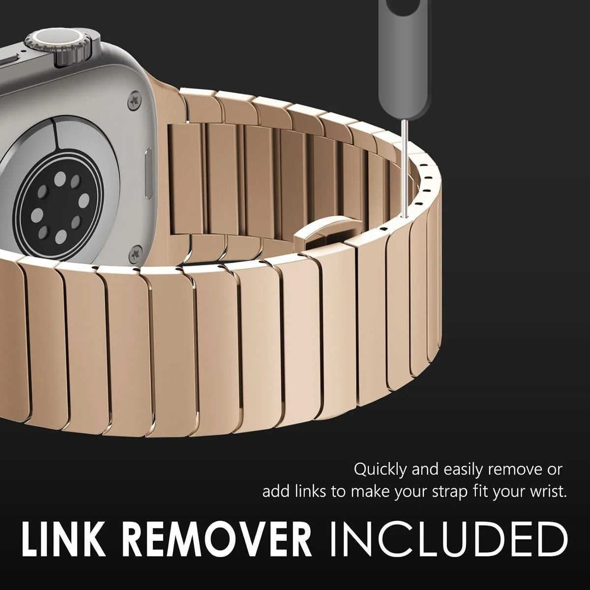 Pašček za Apple Watch Iz Titana in Nerjavečega Jekla