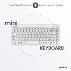Perixx PERIBOARD-407 kompaktna žična USB tipkovnica