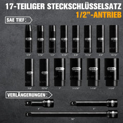 PGROUP Set Udarnih Ključev 1/2"