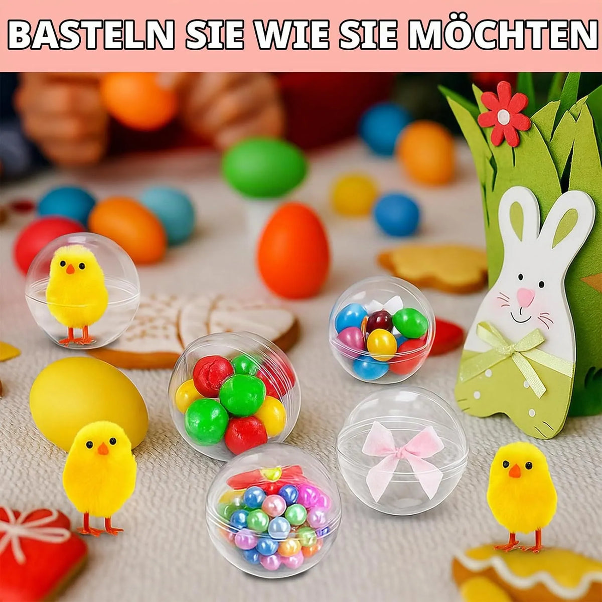 Plastične Kroglice za Polnjenje 2,8 cm 100 Kosov