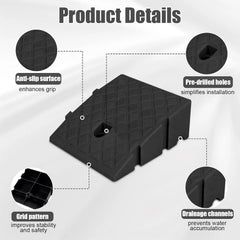 Plastične Robniške Rampe 25x27x11 cm 2 Kosa