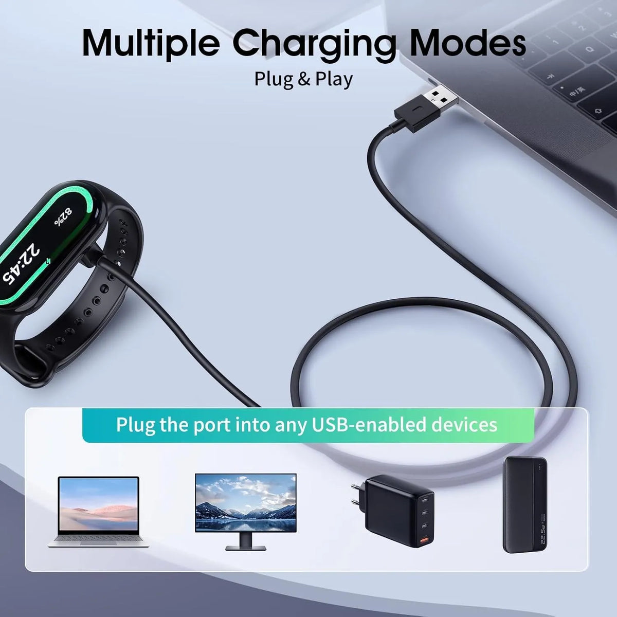 Polnilni Kabel za Xiaomi Smart Band in Redmi Watch 2 Kosa